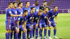 Real Oviedo Valladolid Horizontal.Alineacion del Real Oviedo en el Jose Zorrilla