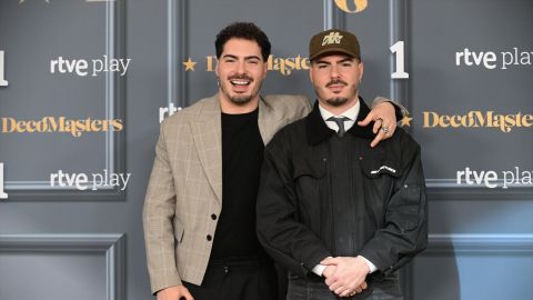 Los Gemeliers durante la presentaci�n de �Decomasters� el pasado mes de enero