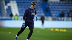 Fran Gonz�lez.Fran Gonz�lez, portero del Real Madrid