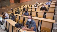 Tom�s Cuesta, director de la EPS en el campus de Lugo explica el protocolo contra el covid19 en las aulas de cara al pr�ximo curso