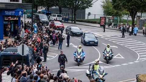 Acto de Leo Messi en el Palacio de los Deportes de Oviedo