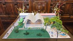 Maqueta del proyecto presentado ante el Concello de Ourense.