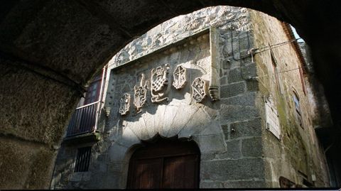 La Casa de la Inquisición está en el casco viejo de Ribadavia.