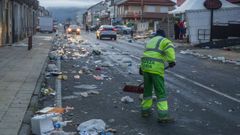 Basura tras la �ltima edici�n de la Mikaela de Bu�o