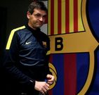 Tito Vilanova, despu�s de su comparecencia. <span lang= es-es >reuters</span>