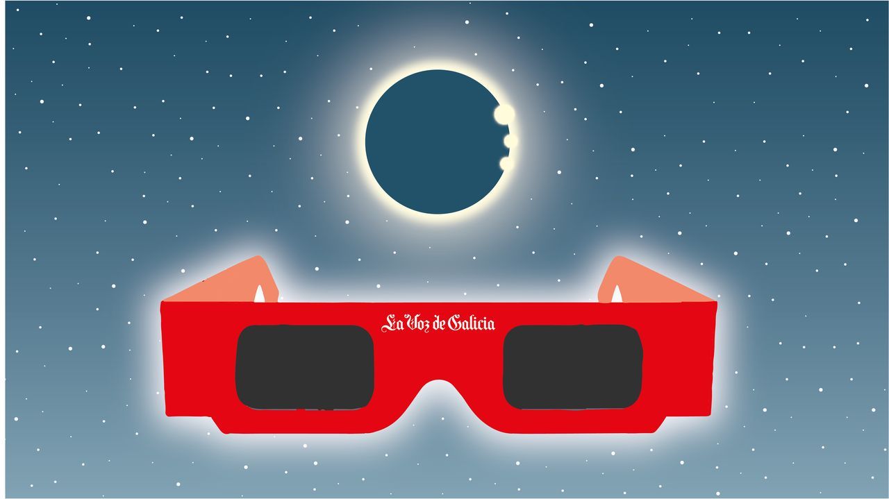 La Voz entrega, con el ejemplar de este domingo, unas gafas homologadas para ver el eclipse