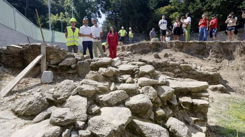 Imagen de archivo de una visita a las excavaciones