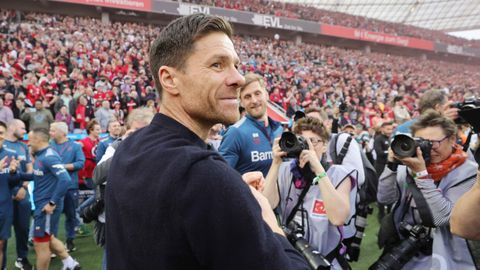 Xabi Alonso.Xabi Alonso, entrenador del Bayer Leverkusen alem�n