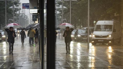 Da lluvioso en Pontevedra.