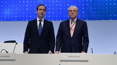 Gonzalo Gortazar e Isidre Faine, hoy en la presentaci�n de resultados