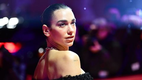 Dua Lipa, durante el festival de cine de Berl&iacute;n