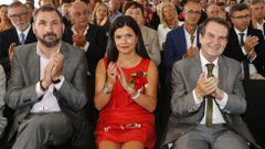 Nidia Ar�valo en la firma del �rea metropolitana