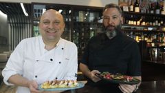 Marcos Gonzlez y Andrs Li Cavoli estn al frente de la cocina de Piquio en O Barco.