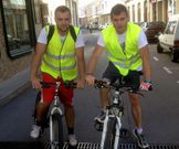 Rub�n Mart�nez y Sebasti�n Berm�dez llegaron ayer de Xavi�a.
