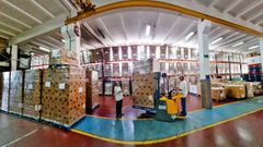 El Banco de Alimentos de Vigo, en una imagen de archivo. La entidad local, junto a la de Pontevedra, pusieron en valor esta semana una ley sobre el desperdicio que est� permitiendo conceder alimentos frescos a familias necesitadas.