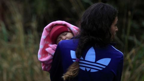 Un millar de migrantes integran la caravana que el lunes parti� de Honduras