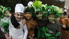 Las actividades extraescolares del pr�ximo curso (en imagen, Carnaval en el CEIP de Covas este a�o) estar�n condicionadas por el coronavirus