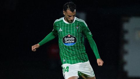 Tejera en el �ltimo partido disputado por el Racing.