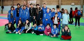 La expedici�n del Gimnasio Neka brill� ayer en la copa Xunta de taekuondo disputada en Moa�a