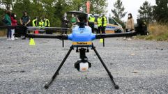 As� es el dron de tr�fico que este jueves vigil� las carreteras en Monforte
