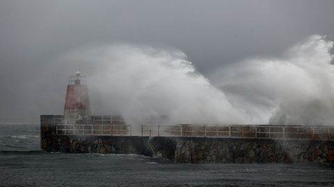 Temporal en Corrubedo