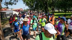 La prueba, que este a�o tuvo salida y meta en Boiro, bati� su r�cord de participaci�n.