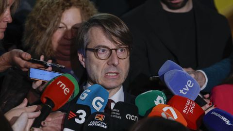 El conselleiro de Facenda, Miguel Corgos, a la salida del Consejo de Pol�tica Fiscal y Financiera