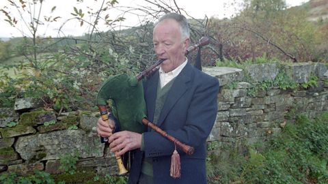 C�sar Fern�ndez.C�sar Fern�ndez durante unha das s�as demostraci�ns musicais.