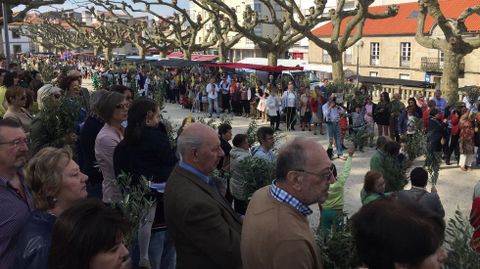 SEMANA SANTA EN BARBANZA, PROCESIN DE LA BORRIQUITA Y BENDICIN DEL DOMINGO DE RAMOS