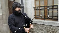 David Bellas, gaiteiro y profesor de gaita en el Conservatorio de M�sica de Viveiro