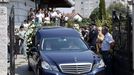 El funeral de Eusebio Cuesta se ofici este sbado en la iglesia de la parroquia de San Antonio, en Monforte