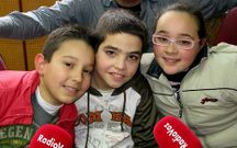 Os tres premiados na anterior edici�n, no ano 2008.