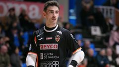 Torero, durante un partido con el Reyco Burela FS en el Vista Alegre.