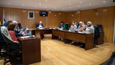 Imagen del pleno extraordinario en el que se debati la subida de la basura