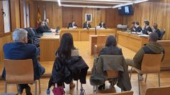 Los cuatro acusados, miembros de Alcor Seguridad, se sentaron por �ltima vez en el banquillo de la Audiencia Provincial de Lugo