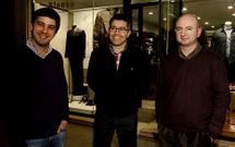Carlos Pallas, Jorge Camb�n y Jos� Antonio Varela, tres de los impulsores de la iniciativa.