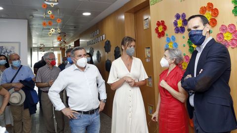 Visita de la consejera de Pol�tica Social, Fabiola Garc�a, al centro de Agadea.