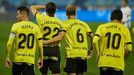 Blanco Leschuk celebra su gol en Zaragoza