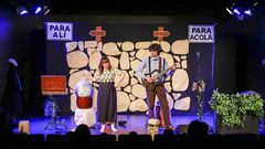 Charo Pita, durante una actuaci�n, el a�o pasado