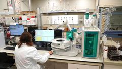 Instalaciones del laboratorio que Espina y Delf�n tiene en Santiago