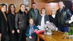 Celebracin del cumpleaos nmero cien deJosefa Darriba Garca, fundadora de Casa Tom.