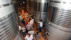 Una visita guiada en la bodega chantadina V�a Romana, en una imagen de archivo