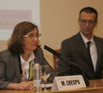 El acto fue organizado por la doctora Crespo. 