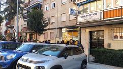 Imagen del domicilio donde viv�an desde hace cuarenta a�os Manuela y Benjam�n, su asesino