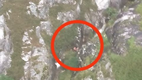 Imagen de la zona del rescate.