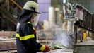 Un trabajador en la fbrica de Asturiana de Zinc (Azsa).Un trabajador en la fbrica de Asturiana de Zinc (Azsa)