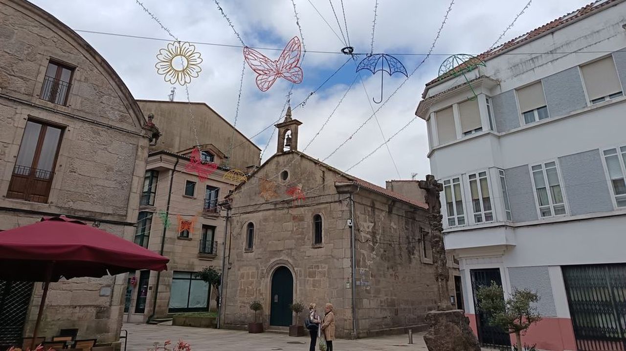 Padrón se iluminará en Pascua con las primeras luces impresas en plástico reciclado en Galicia
