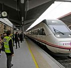 Tren Avant en la estaci�n ourensana.