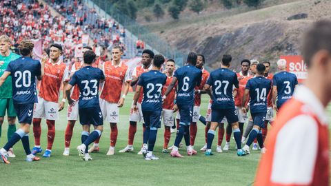 Imagen del partido de pretemporada entre Celta y Braga del 2025.