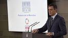 Sanchez compareci en La Moncloa para hacer el anuncio sobre Venezuela